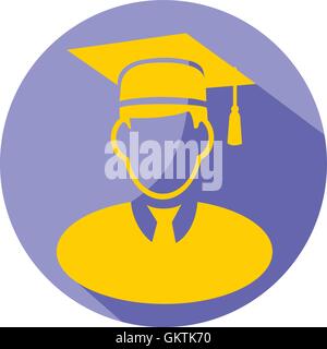 Student Illustration de Vecteur