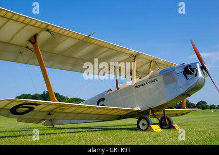 Hawker Cygnet G-CAMM, à l'aérodrome de Shuttleworth Biggleswade, Banque D'Images