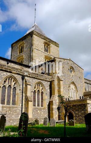 Saint Nicholas Church at Arundel dans West Sussex. L'Angleterre Banque D'Images