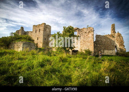 L'Estonie. Toolse. Ruines d'un château . Plus tôt Tolsburg ou Vredeborch Banque D'Images