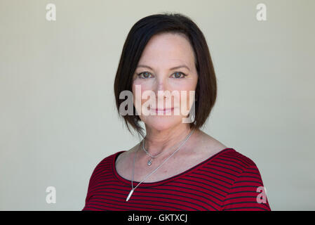 Marcia Clark pose pour portrait session le 22 avril 2016 à Los Angeles, Californie. Banque D'Images