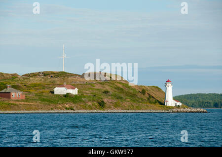 Phare de l'île Georges - Halifax - Nouvelle-Écosse Banque D'Images