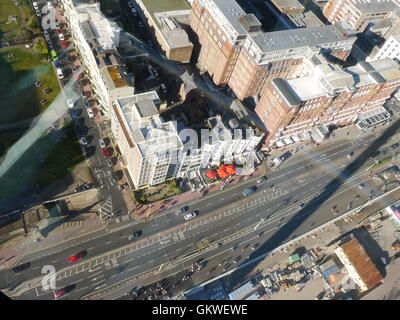 Vue à partir de la i360 de Brighton Brighton Seafront Banque D'Images