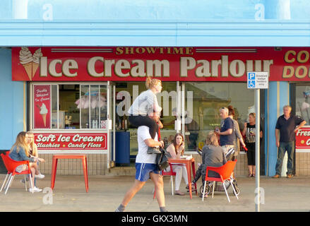 Ice Cream Parlour,New Brighton Banque D'Images