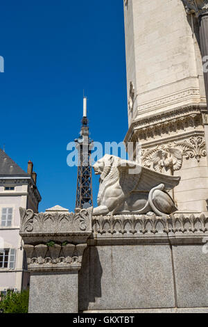 Lyon 5e arr . Basilique Notre-Dame de Fourvière. Rhone-Alpes. France Banque D'Images