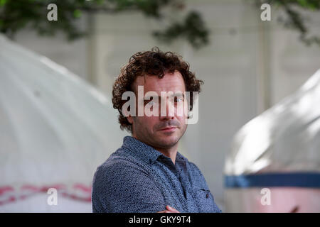 Edinburgh, Royaume-Uni. Août 24, 2016. Edinburgh International Book Festival 12e jour. Edinburgh International Book Festival a lieu à Charlotte Square Gardens. Édimbourg. Photo Tobias Jones. Credit : Pako Mera/Alamy Live News Banque D'Images