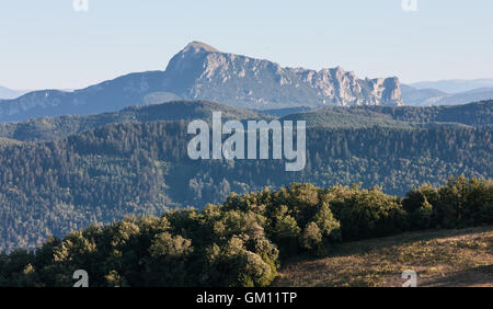 Bugarach,New Age,pic de, peak,de,Aude,hippie,OVNI, pic Banque D'Images