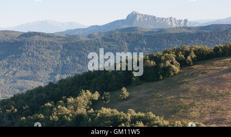 Bugarach,New Age,pic de, peak,de,Aude,hippie,OVNI, pic Banque D'Images