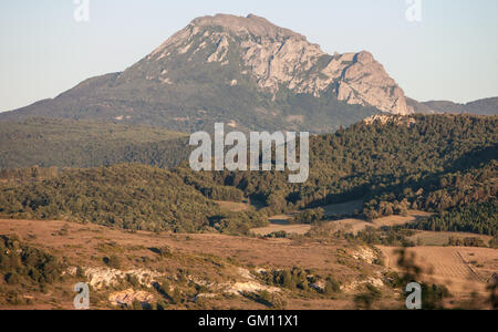 Bugarach,New Age,pic de, peak,de,Aude,hippie,OVNI, pic Banque D'Images