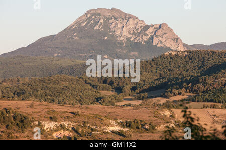 Bugarach,New Age,pic de, peak,de,Aude,hippie,OVNI, pic Banque D'Images