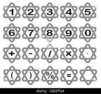 Nombres Triangulaires Illustration de Vecteur