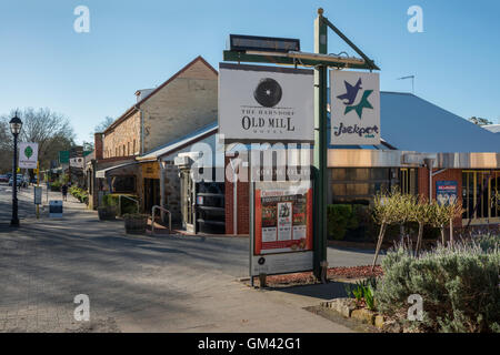 L'ancien moulin à Hahndorf, dans le sud de l'Australie, Adelaide Hills. Banque D'Images