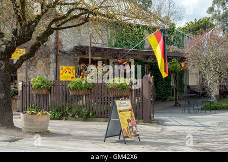 Un magasin de souvenirs à Hahndorf, dans le sud de l'Australie, Adelaide Hills. Banque D'Images