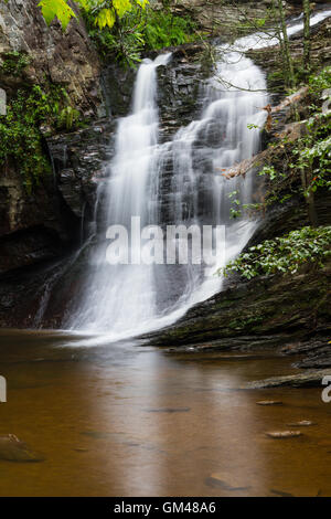 Cascades inférieur à Hanging Rock State Park Banque D'Images