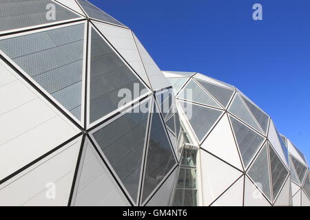 Rectangulaire de la paroi extérieure du stade de Melbourne à Melbourne en Australie. Banque D'Images