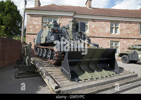 Réservoir en Monmouth Château et Regimental Museum de Monmouth au Pays de Galles Banque D'Images