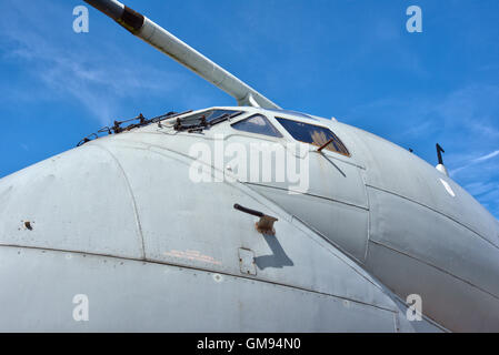 Jusqu'à à la l'avant de l'avion Banque D'Images