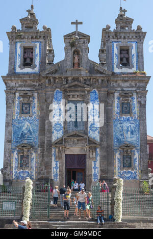 Eglise de Saint Ildefenso, Porto, Portugal Banque D'Images