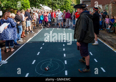 L'Assemblée annuelle de la société de feu Rue Du sud la Journée des sports et Dog Show, Lewes, dans le Sussex, UK Banque D'Images