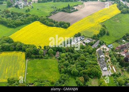 Vue aérienne, de la paix Village de la paix Village de l'action internationale, eV, à Ravenhorst, Sterkrade-Nord Oberhausen-Nord, vue aérienne de Banque D'Images