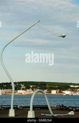 Lampadaires - Bent - Halifax Nova Scotia Banque D'Images