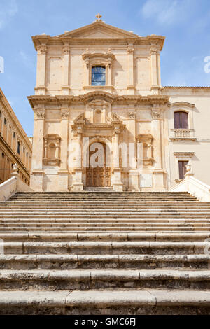 Église de San Francesco D'assisi All'Immacolata, Noto, Sicile, Italie Banque D'Images