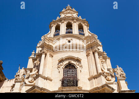 Église de Saint Joseph, Chiesa di San Giuseppe, Piazza Pola, Ragusa Ibla, Siracusa, Sicile, Italie Banque D'Images