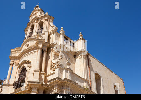 Église de Saint Joseph, Chiesa di San Giuseppe, Piazza Pola, Ragusa Ibla, Siracusa, Sicile, Italie Banque D'Images