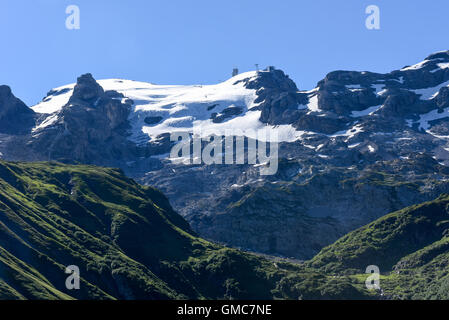 Plus de Mont Titlis Engelberg sur les Alpes Suisses Banque D'Images