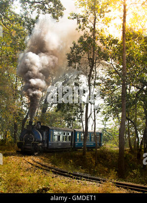 Le train de conte de fées Banque D'Images