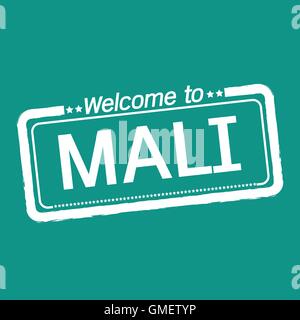 Welcome to Mali illustration design Illustration de Vecteur