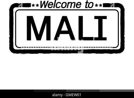 Welcome to Mali illustration design Illustration de Vecteur