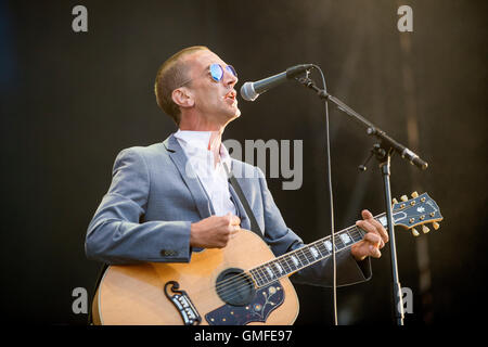 Glasgow, Royaume-Uni. Août 26, 2016. Richard Ashcroft fonctionne à Bellahouston Park, dans le cadre de la Glasgow, Sessions d'été festival le 26 août 2016 à Glasgow : Crédit Kovak Sam/Alamy Live News Banque D'Images