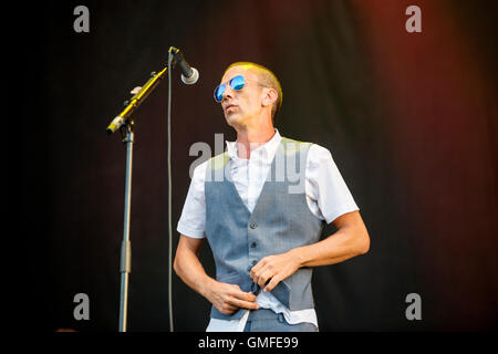 Glasgow, Royaume-Uni. Août 26, 2016. Richard Ashcroft fonctionne à Bellahouston Park, dans le cadre de la Glasgow, Sessions d'été festival le 26 août 2016 à Glasgow : Crédit Kovak Sam/Alamy Live News Banque D'Images