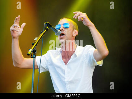 Glasgow, Royaume-Uni. Août 26, 2016. Richard Ashcroft fonctionne à Bellahouston Park, dans le cadre de la Glasgow, Sessions d'été festival le 26 août 2016 à Glasgow : Crédit Kovak Sam/Alamy Live News Banque D'Images