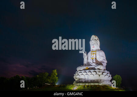 Temple Wat hyua pla kang , Chiang Rai,nord de la Thaïlande. Banque D'Images