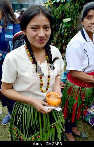 Foire agricole - Fêtes de la Virgen del Carmen et des fiestas Patrias ( Date de l'indépendance ) dans Sapalache - Pérou Banque D'Images