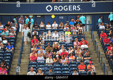 À moitié plein d'un stand à la Coupe Rogers 2016 Tournoi de tennis à Toronto. Banque D'Images