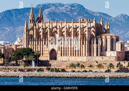 Cathédrale de Santa Maria Palma Majorque Espagne Banque D'Images