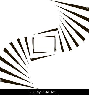 Vecteur géométrique fond noir et blanc Illustration de Vecteur