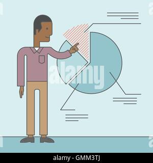 Rapport d'entreprise. Illustration de Vecteur