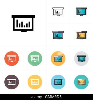 De plus en plus vecteur symbole graphique Illustration de Vecteur