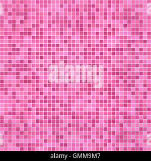 Fond mosaïque pixel rose Illustration de Vecteur