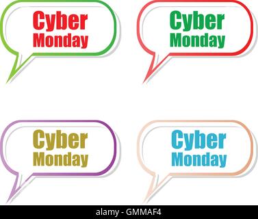 Vente Cyber Monday. Grande vente d'ouverture. Vente et promotions. Vector illustration Illustration de Vecteur