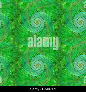 Green swirl transparent brillant pattern design Illustration de Vecteur