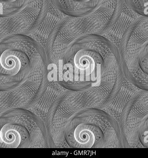 Green swirl transparent brillant motif de fond Illustration de Vecteur