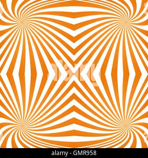 Quadrant spiral pattern background Orange Illustration de Vecteur
