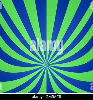 Green blue ray - papier peint fond Illustration de Vecteur