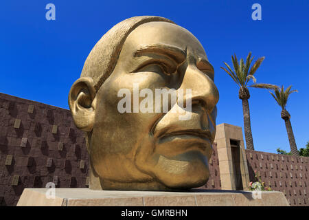 Benito Juarez, Civic Plaza, Ensenada, Baja California, Mexique Banque D'Images