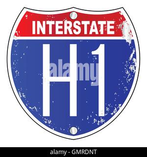 Indiana Interstate Sign Illustration de Vecteur